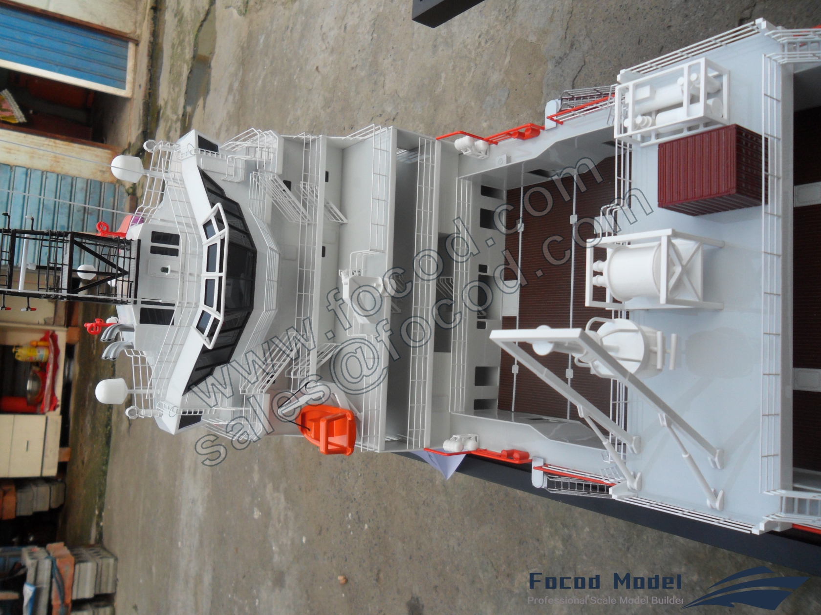 custom made model of ULSTEIN PX121H Platform Supply Vessel (83.4m)